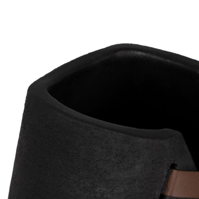 Jarrón Negro de Cerámica Decorativo de 41 cm - Elegante Accesorio para el Hogar - Imagen 5