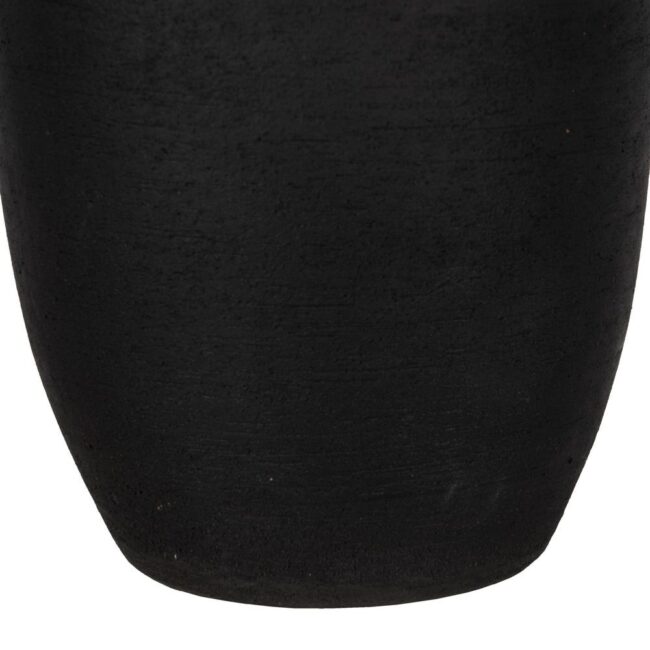 Jarrón Negro de Cerámica Decorativo de 41 cm - Elegante Accesorio para el Hogar - Imagen 8