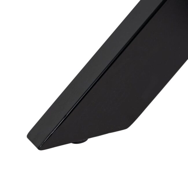 Mesa Comedor Redonda Natural-Negro de Madera Maciza y Hierro - 150 cm de Elegancia Industrial - Imagen 7