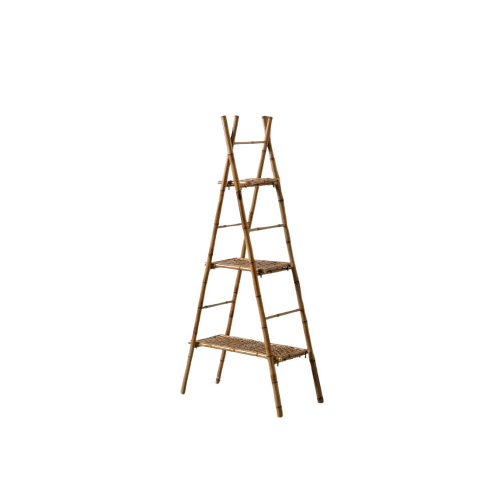 Estantería Natural de Bambú Amplia 165 cm – Elegante y Funcional para Almacenamiento en Salón, Oficina o Dormitorio
