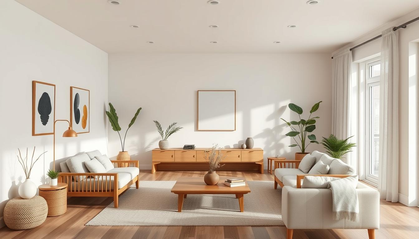 decoración estilo japandi