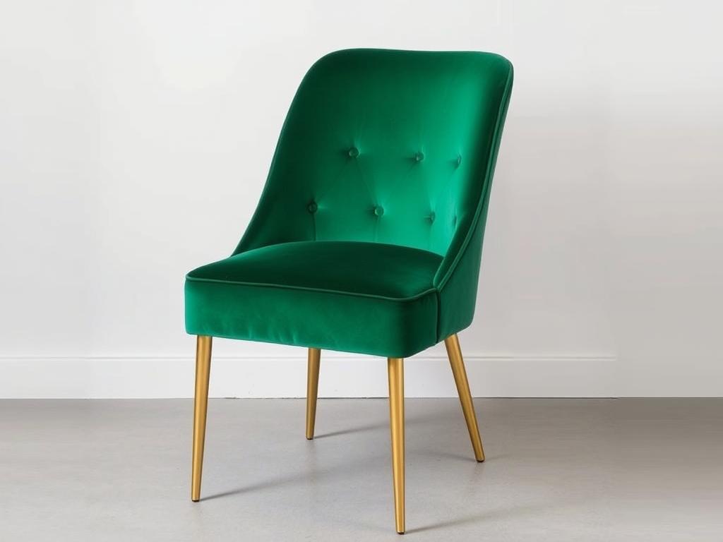 Silla Moderna Velvet en terciopelo, destacada entre las mejores sillas de comedor 2025