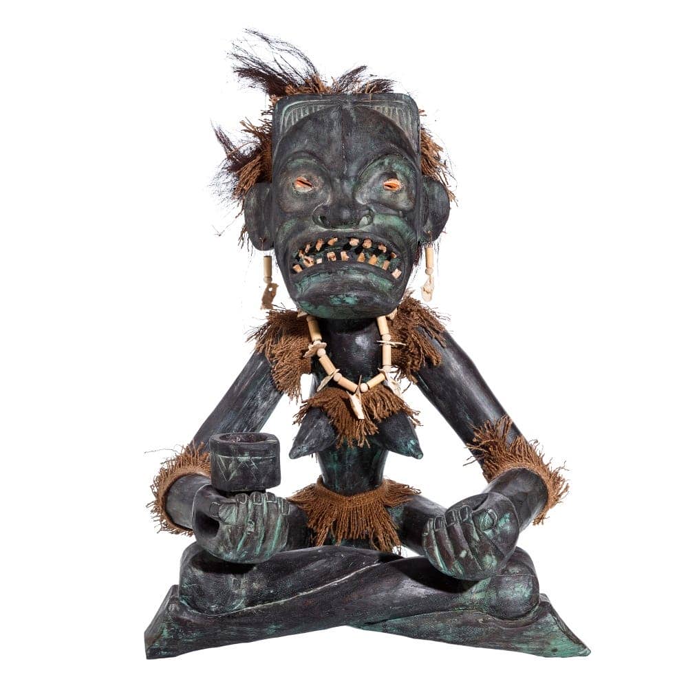 Figura decorativa de madera negra S/2 - 50 x 53 x 67 cm - Imagen 13