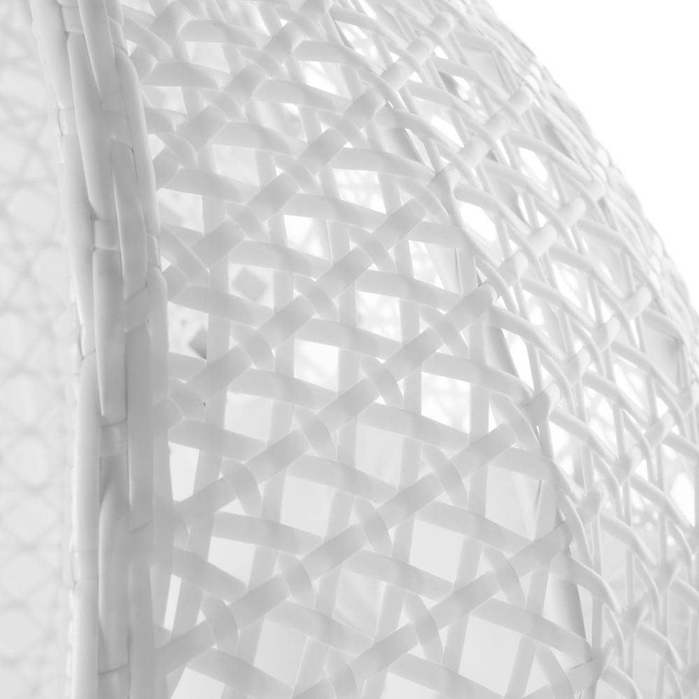 Silla Colgante de Diseño Dido | Ratán Blanco | Sin Mástil - Imagen 6