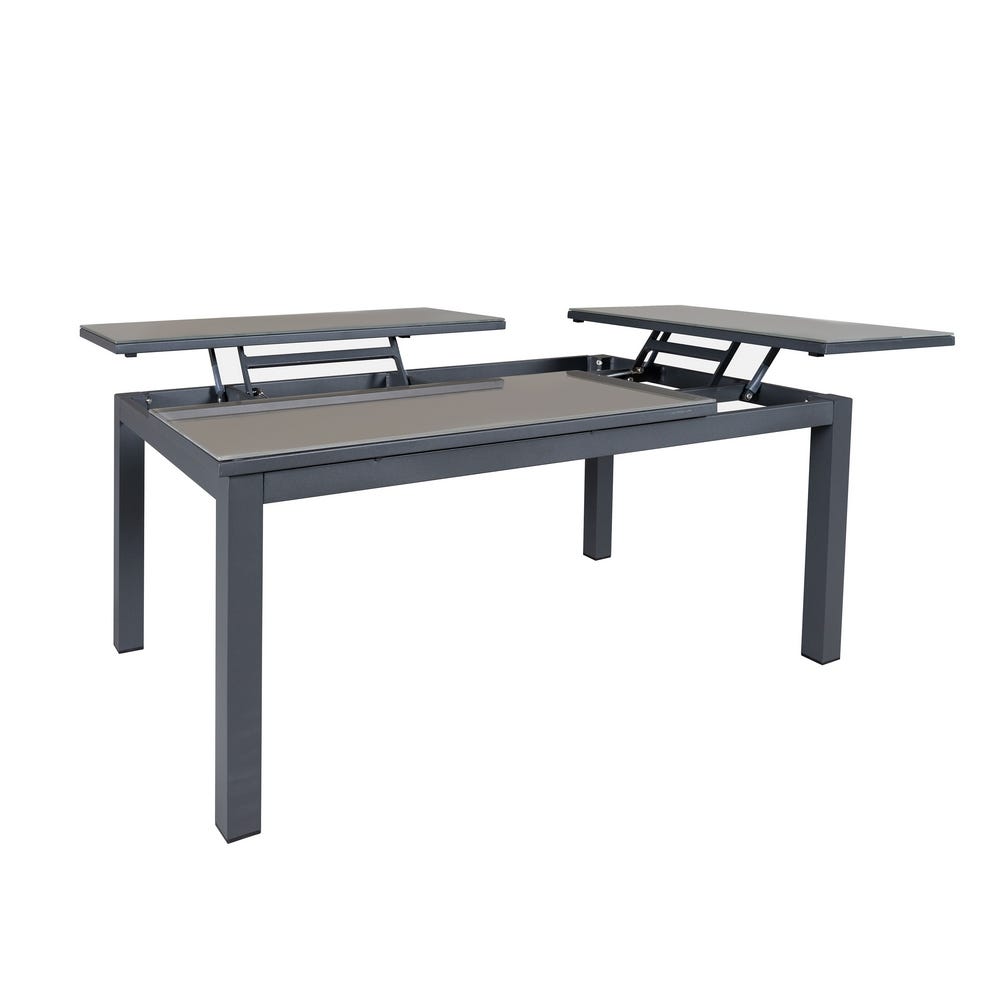 Mesa de Centro Abatible Agnes | Diseño Grafito y Topo - 100 cm - Imagen 3
