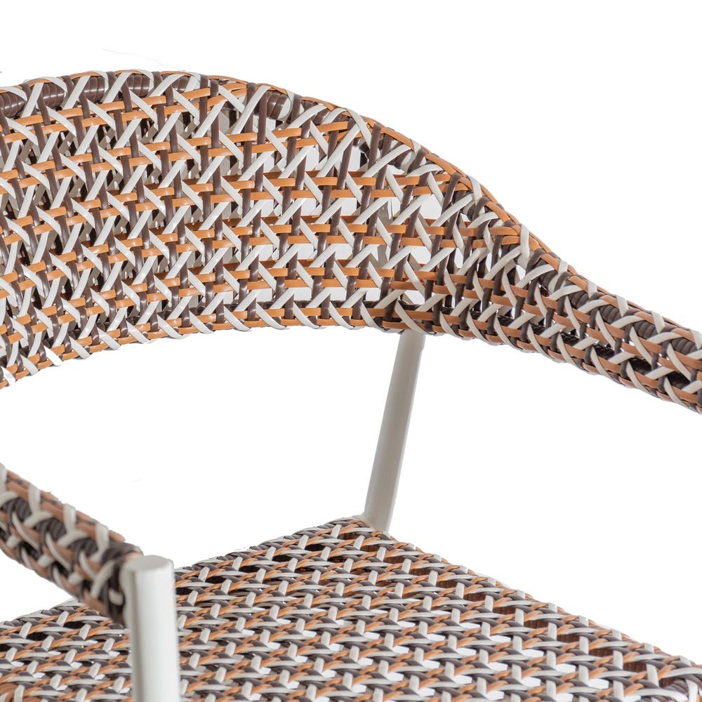 Silla de Diseño Nadia | Aluminio Biscuit Color Blanco - Imagen 3