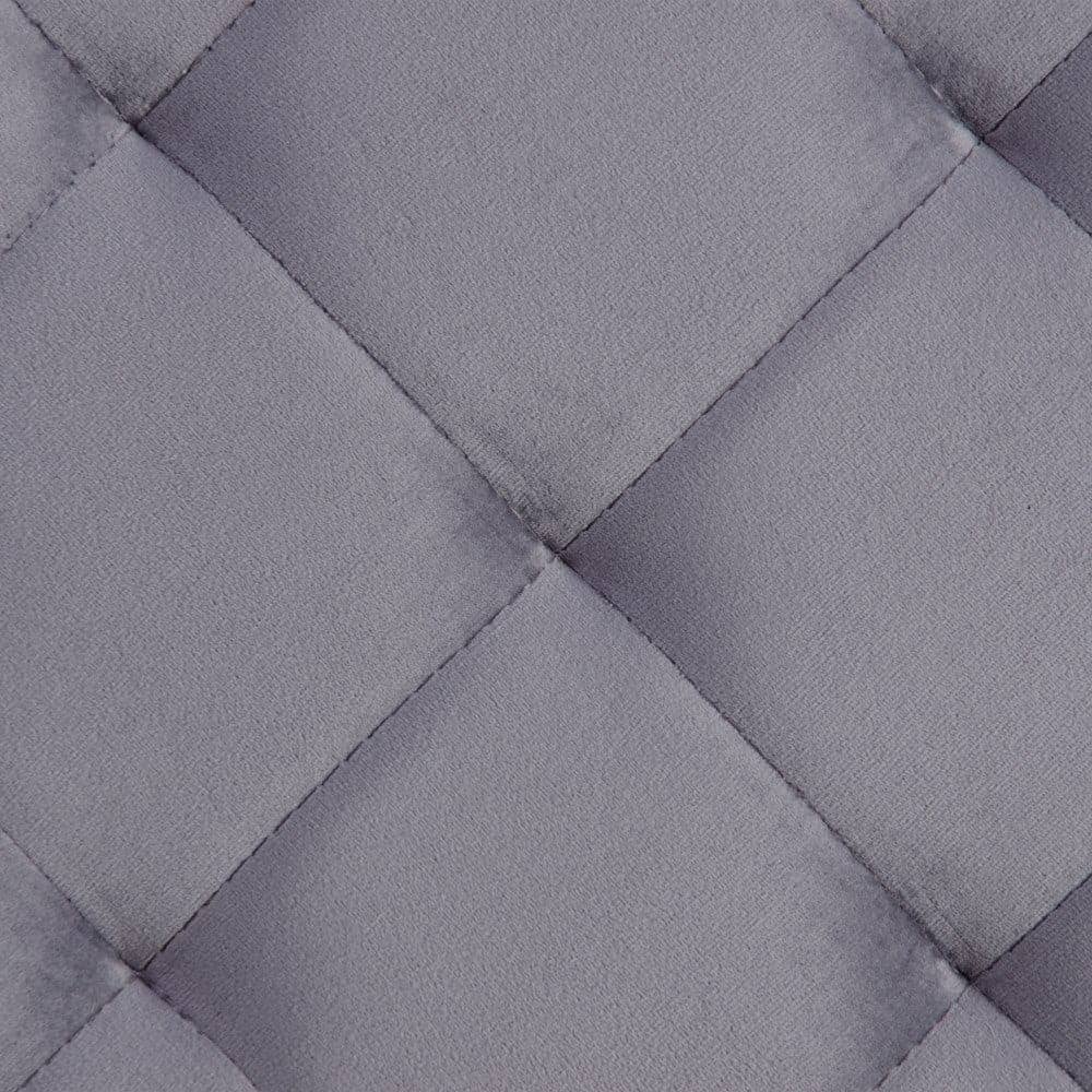 Mesa Centro Gris 110x110x43 cm con Patas Doradas y Estructura de Acero Inoxidable - Imagen 5