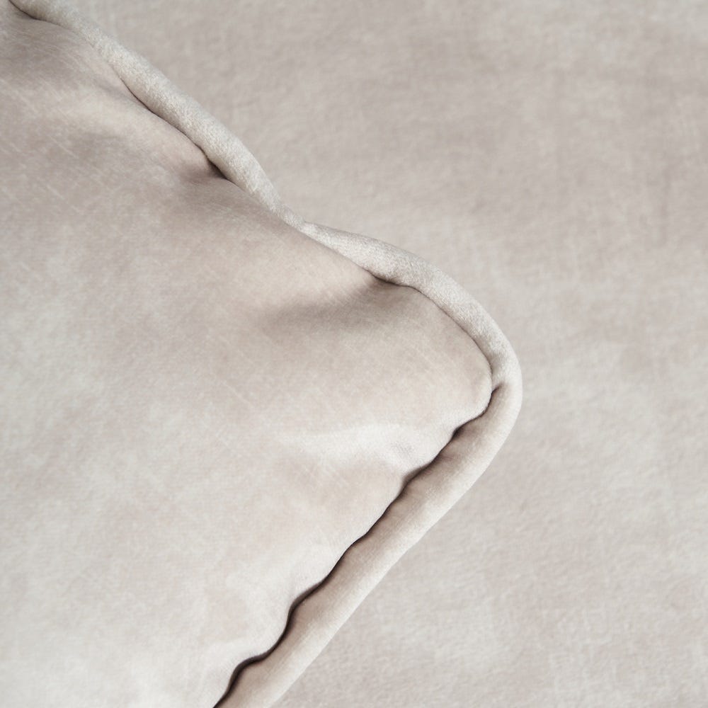 Sofá chaise longue beige de tela para salón moderno – 114 x 155 x 92 cm - Imagen 7