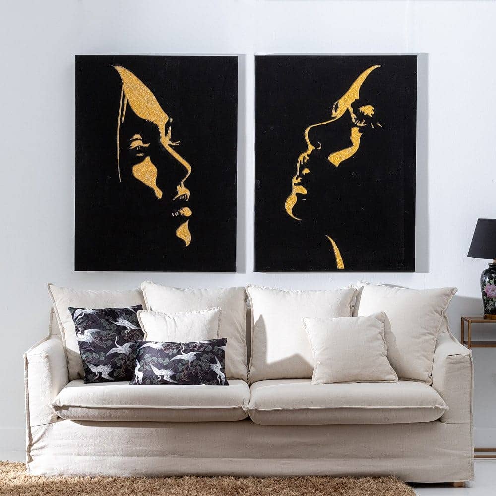 Pintura Cara 2/M en Lienzo 90 x 2,8 x 120 cm - Catálogo - Imagen 2