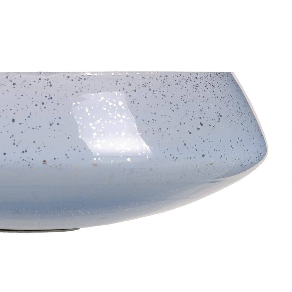 Centro de Mesa Azul de Cristal 24x24x8 cm Decorativo - Imagen 5