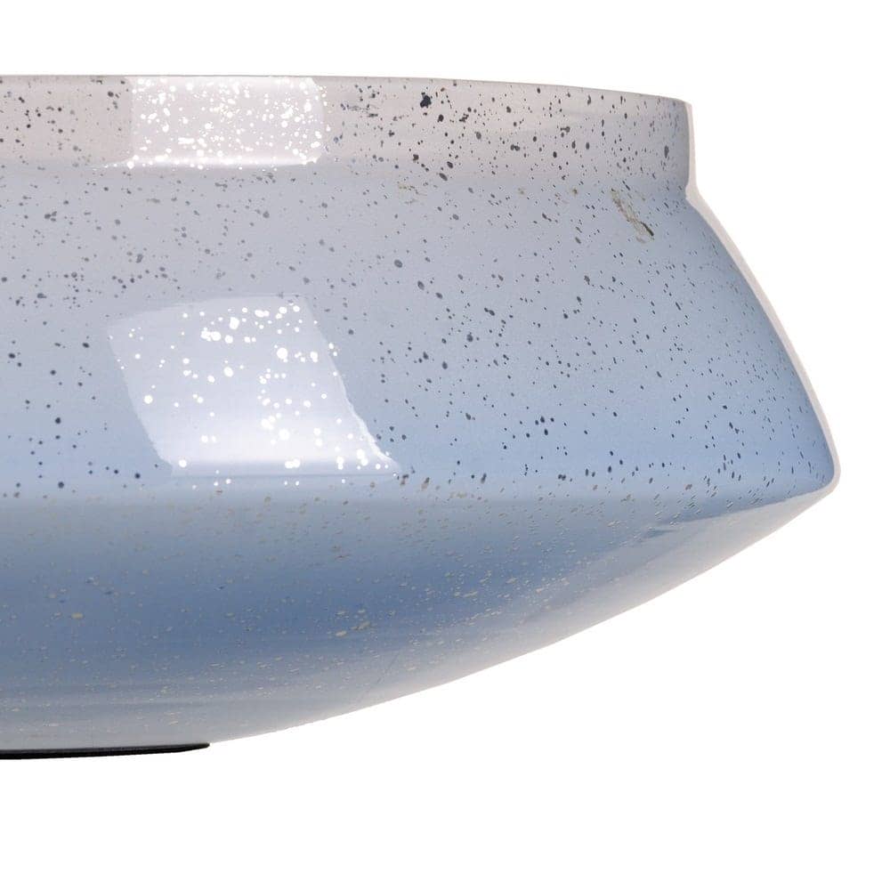 Centro de Mesa Azul de Cristal 32x32x12 cm Decoración - Imagen 5