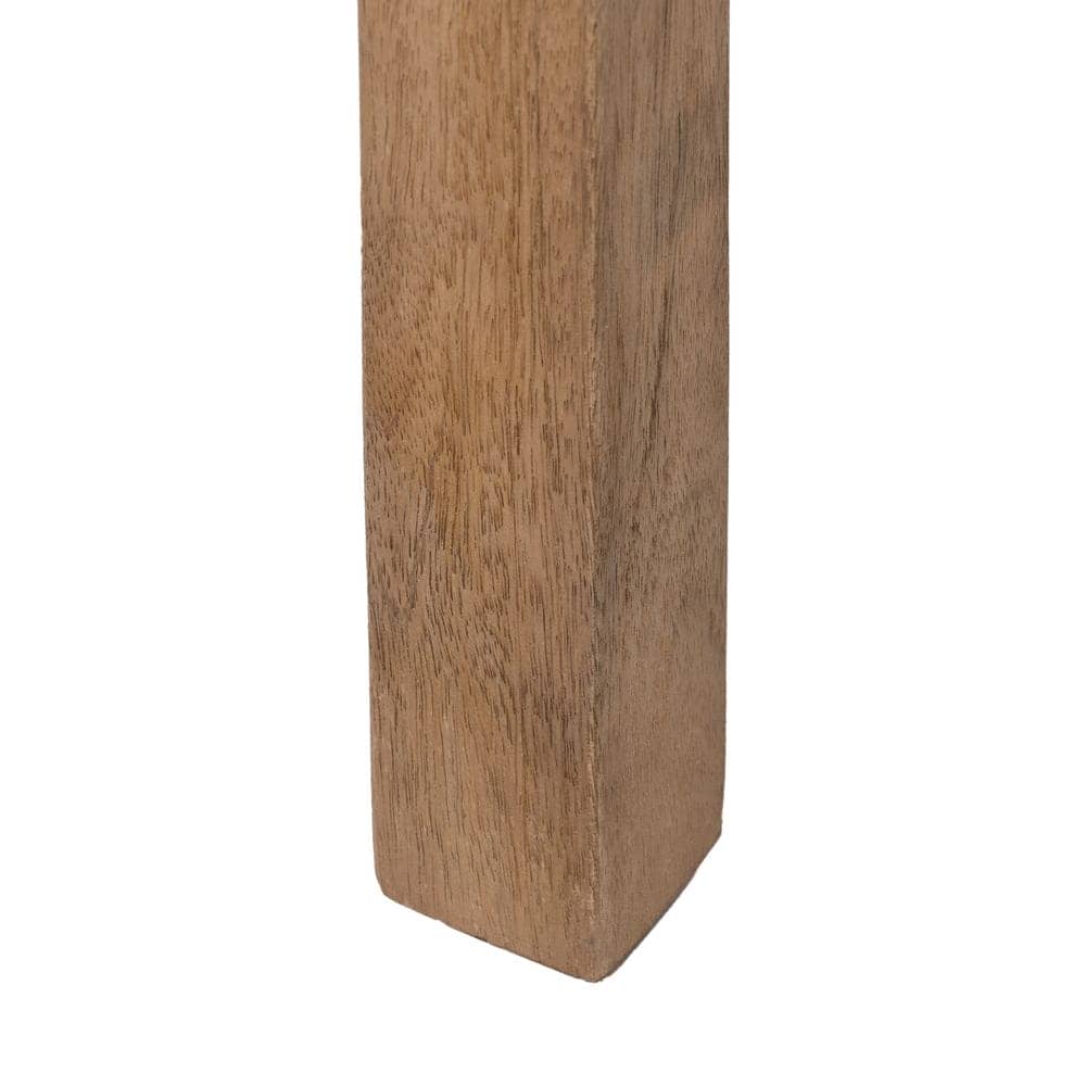 Mesita de Madera Natural de Mango de 65 cm con Cajón - Elegante y Funcional para Dormitorios y Salones - Imagen 10