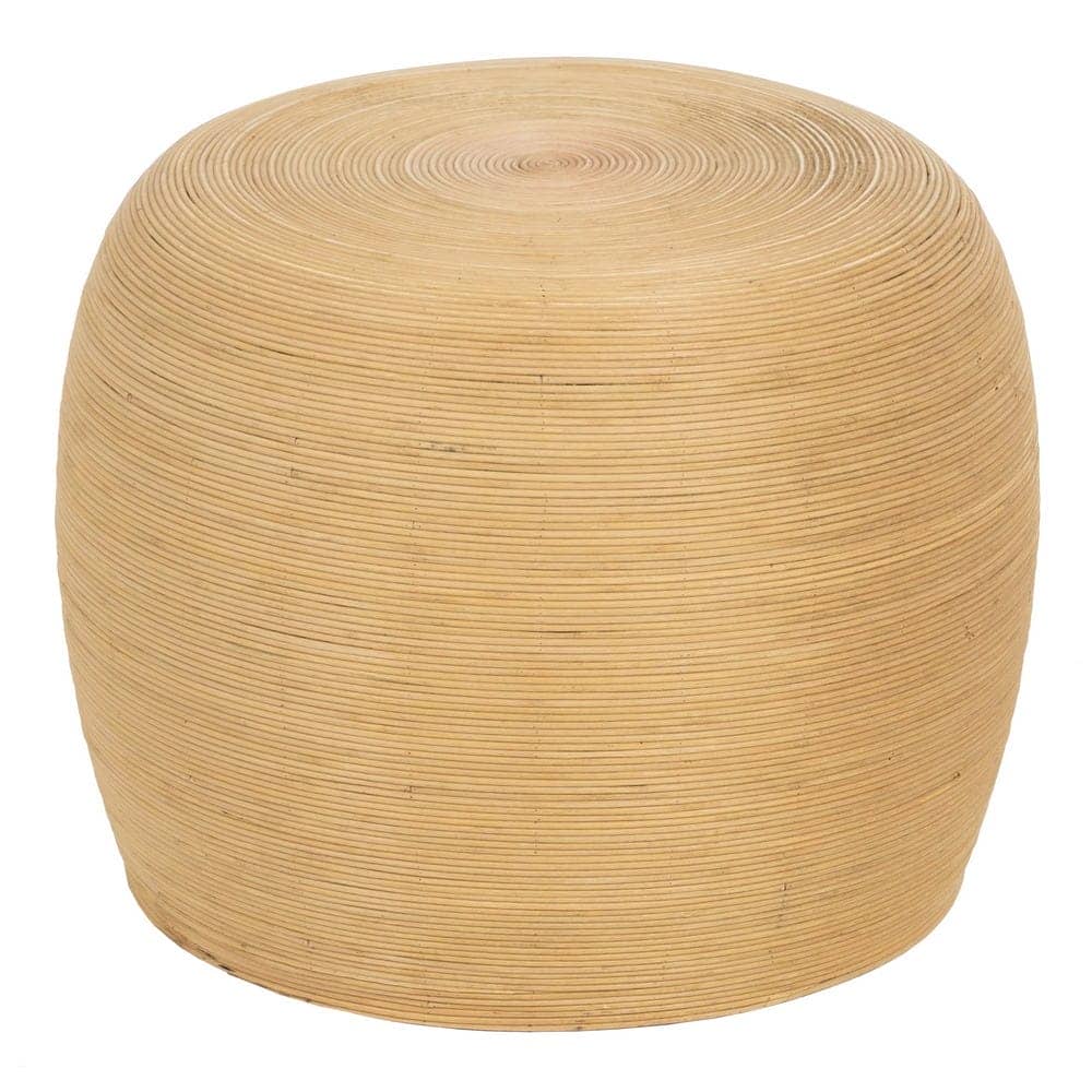Mesa Auxiliar de Bambú Natural de 37 cm - Diseño Minimalista y Rústico para Salas, Terrazas y Dormitorios - Imagen 2