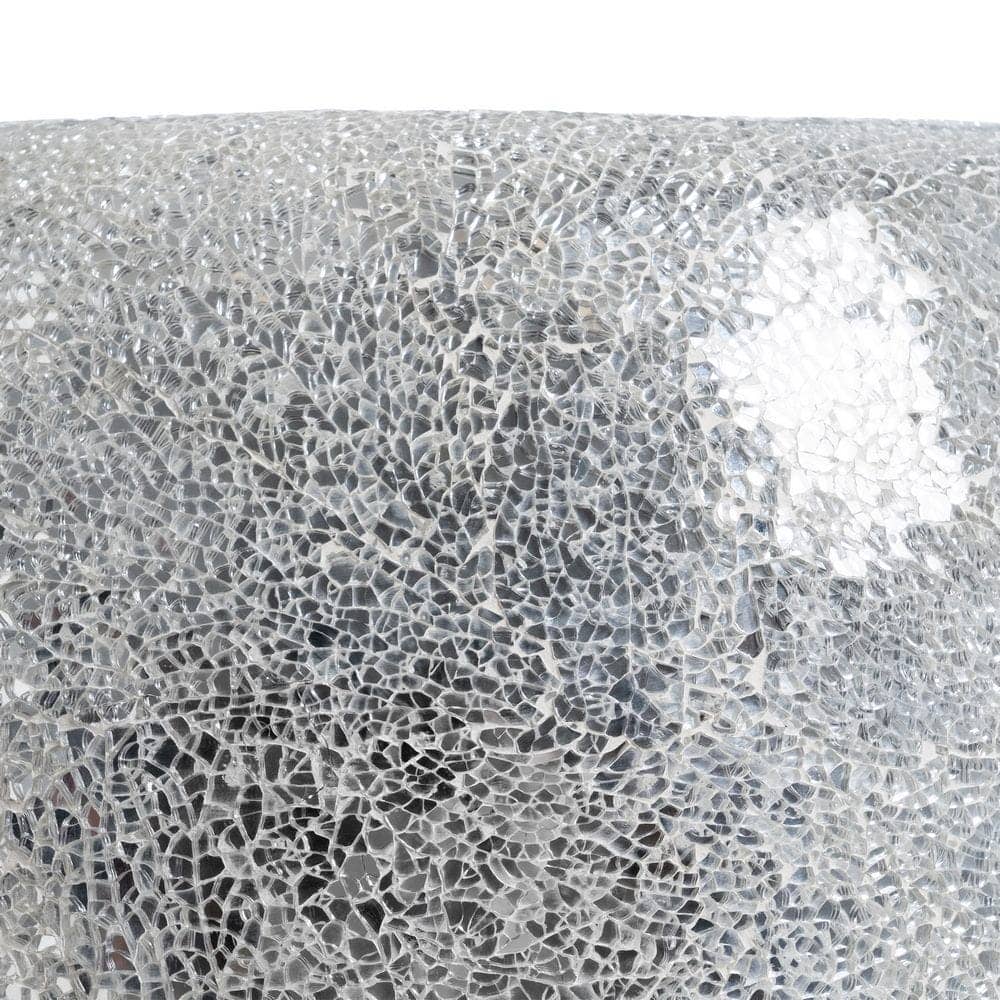 Jarrón Blanco de Fibra de Vidrio 46x46x91 cm con Orificio Superior - Imagen 6