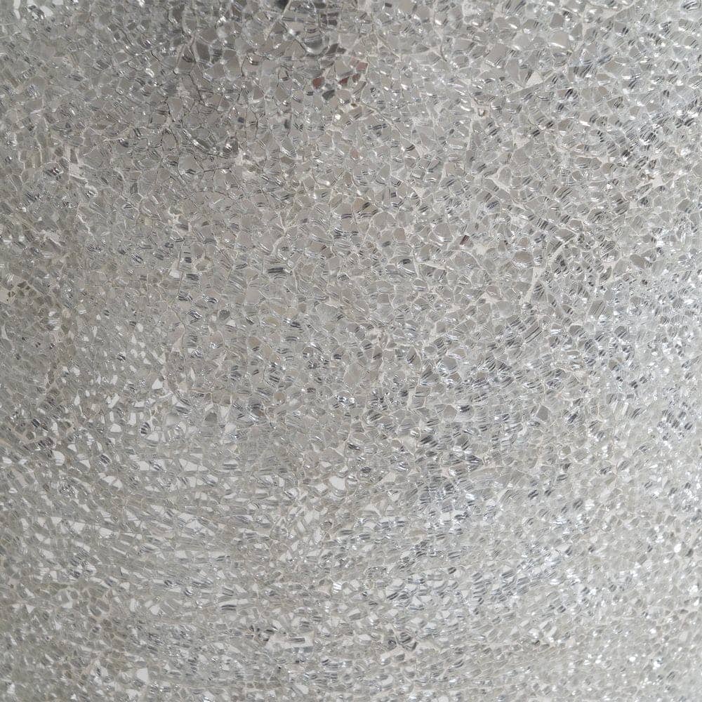 Jarrón Blanco de Fibra de Vidrio 46x46x91 cm con Orificio Superior - Imagen 7