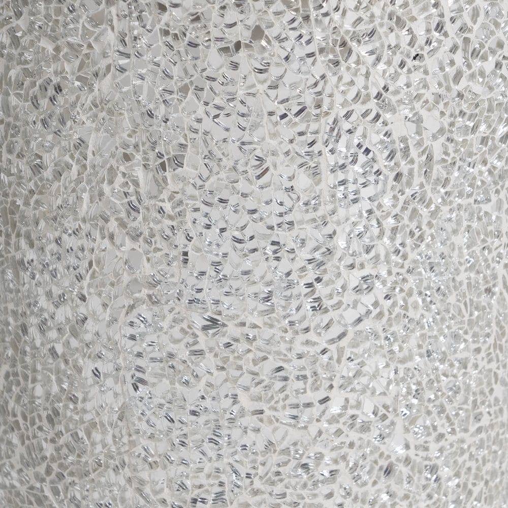 Jarrón Falso Blanco de Fibra de Vidrio 25x25x82 cm - Imagen 7