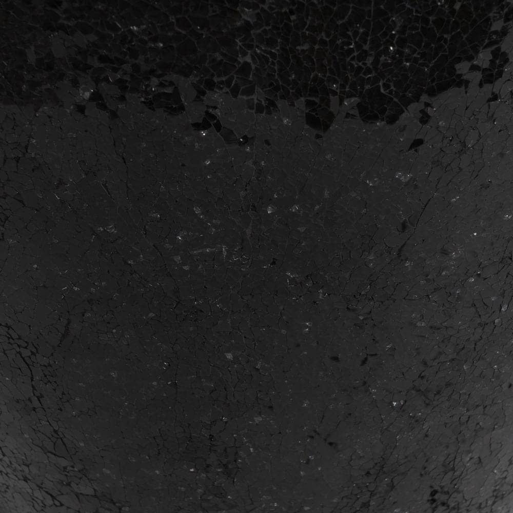 Jarrón Negro de Fibra de Vidrio 46x46x70,5 cm - Decoración Moderna - Imagen 7