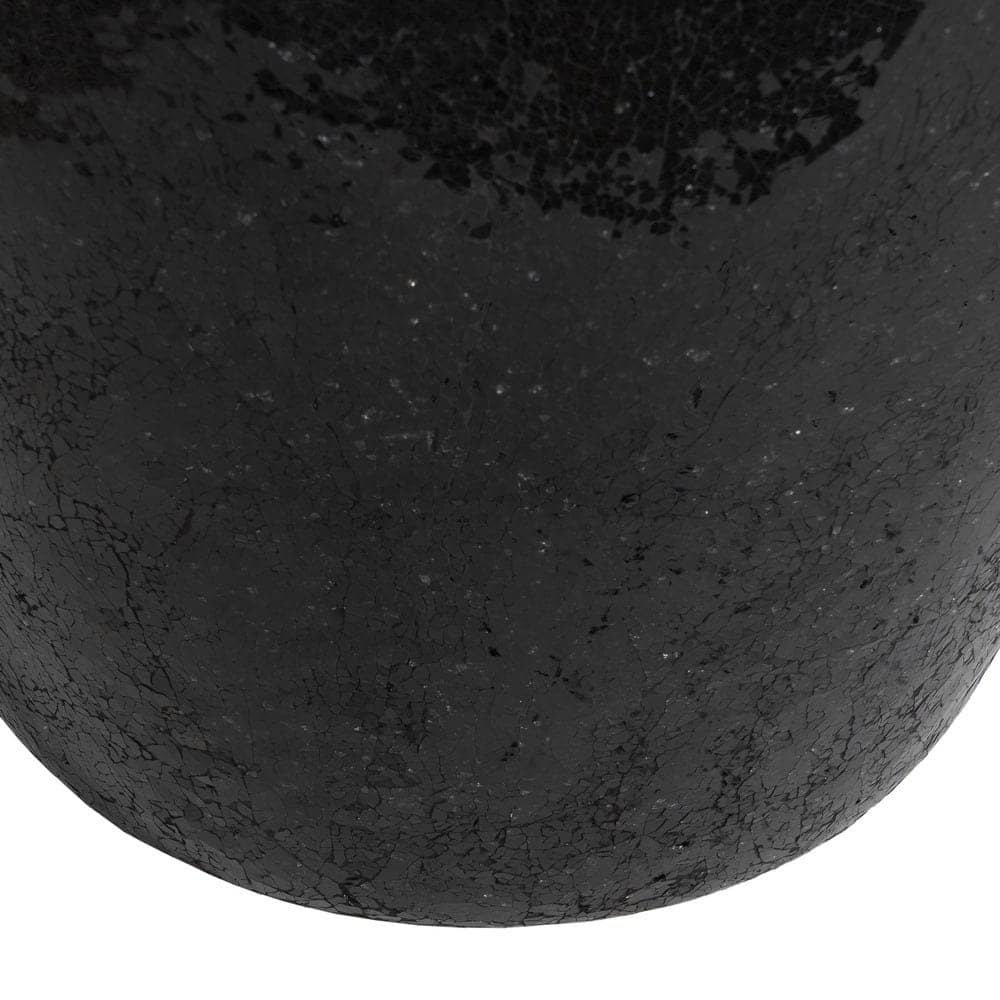 Jarrón Negro de Fibra de Vidrio 46x46x70,5 cm - Decoración Moderna - Imagen 9