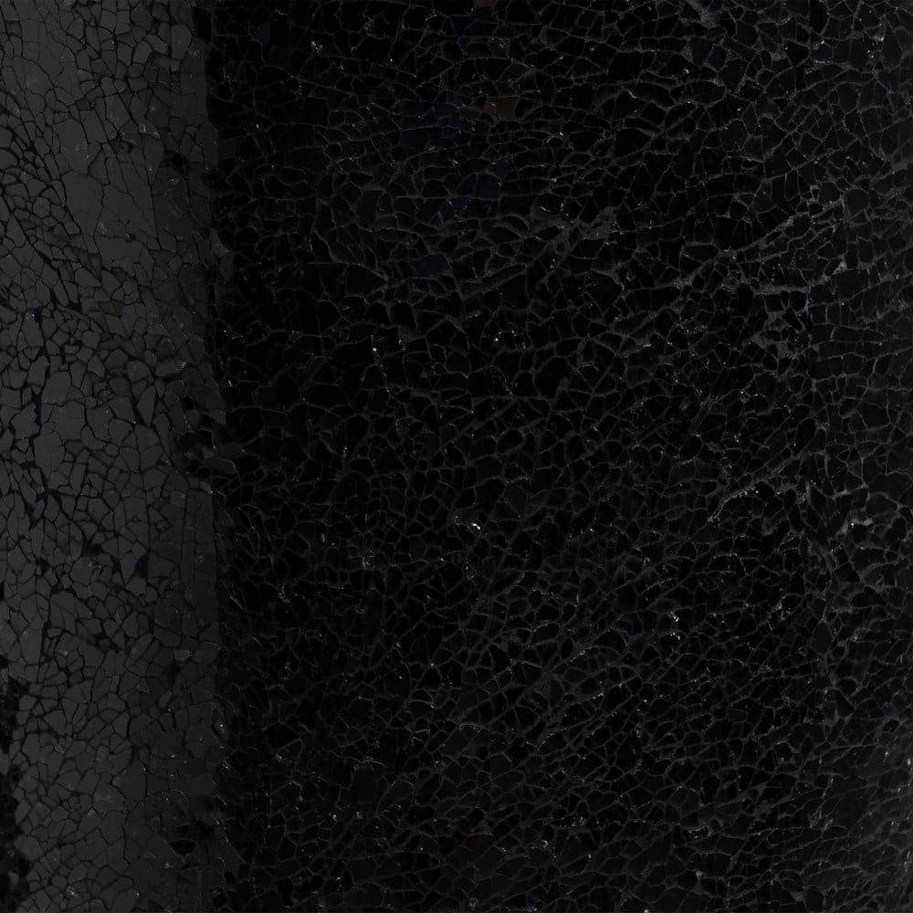 Jarrón Negro de Fibra de Vidrio 30x30x109,5 cm con Orificio Superior - Imagen 6