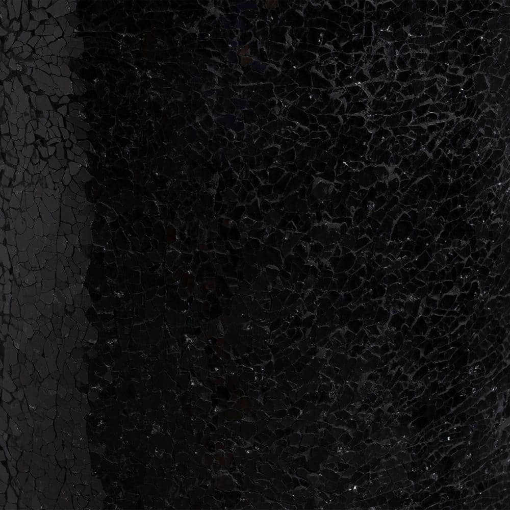 Jarrón Negro de Fibra de Vidrio 34x34x127 cm con Orificio Superior - Imagen 6