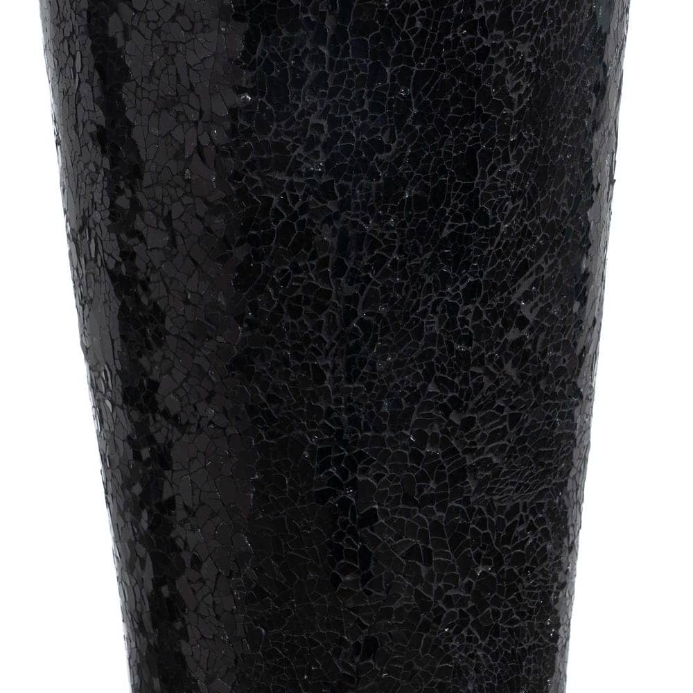 Jarrón Negro de Fibra de Vidrio 54x54x154 cm con Orificio Superior - Imagen 5