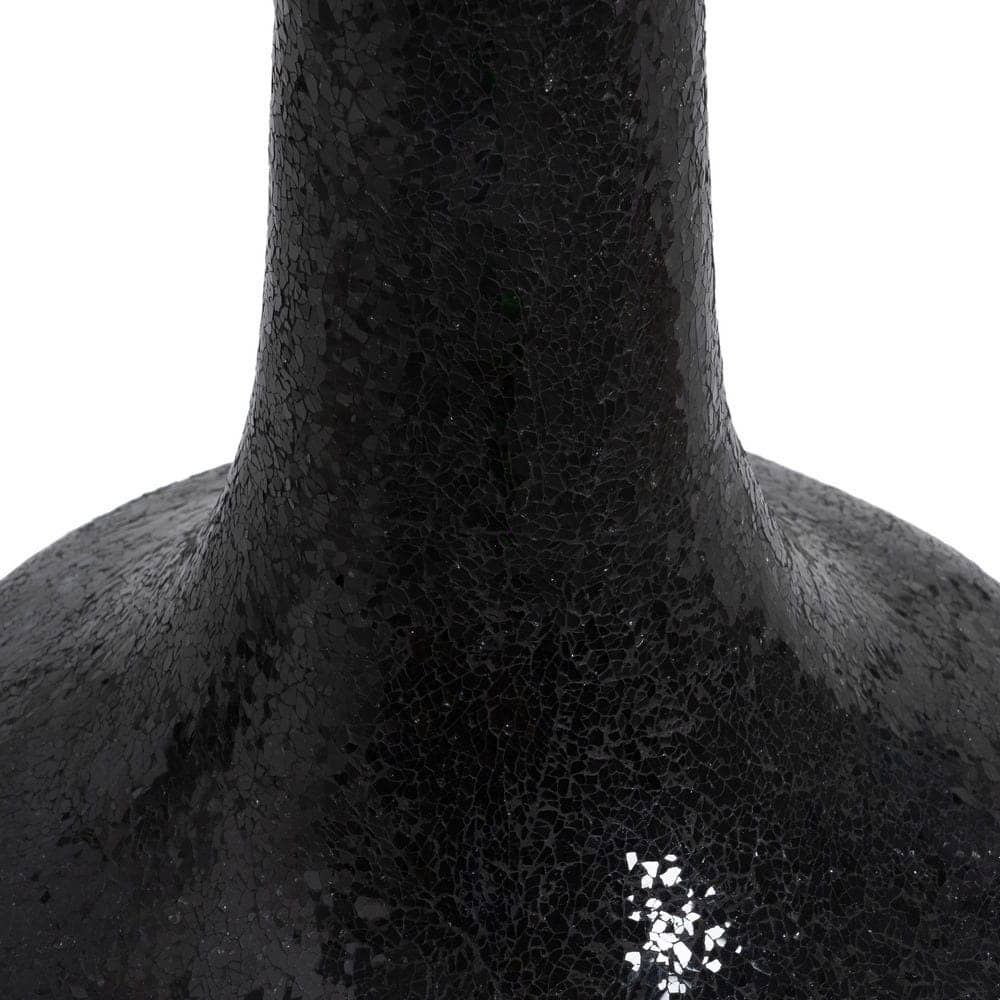 Jarrón Negro de Fibra de Vidrio 54x54x154 cm con Orificio Superior - Imagen 6