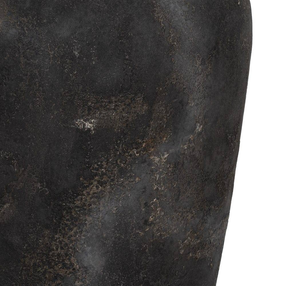 Jarrón Gris de Fibra de Cemento 62x62x120 cm para Exterior - Imagen 6