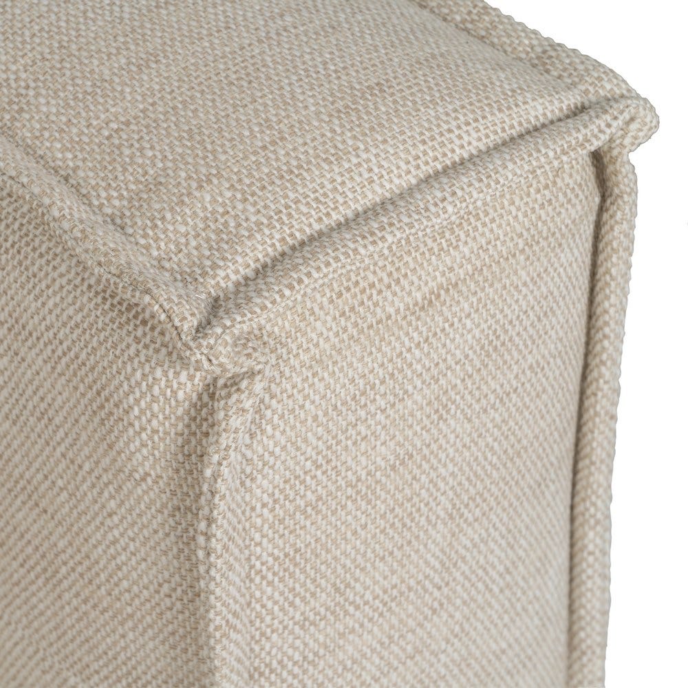 Sofá 3 plazas beige de tela modelo Sibaris para salón – 218 x 102 x 77 cm - Imagen 7