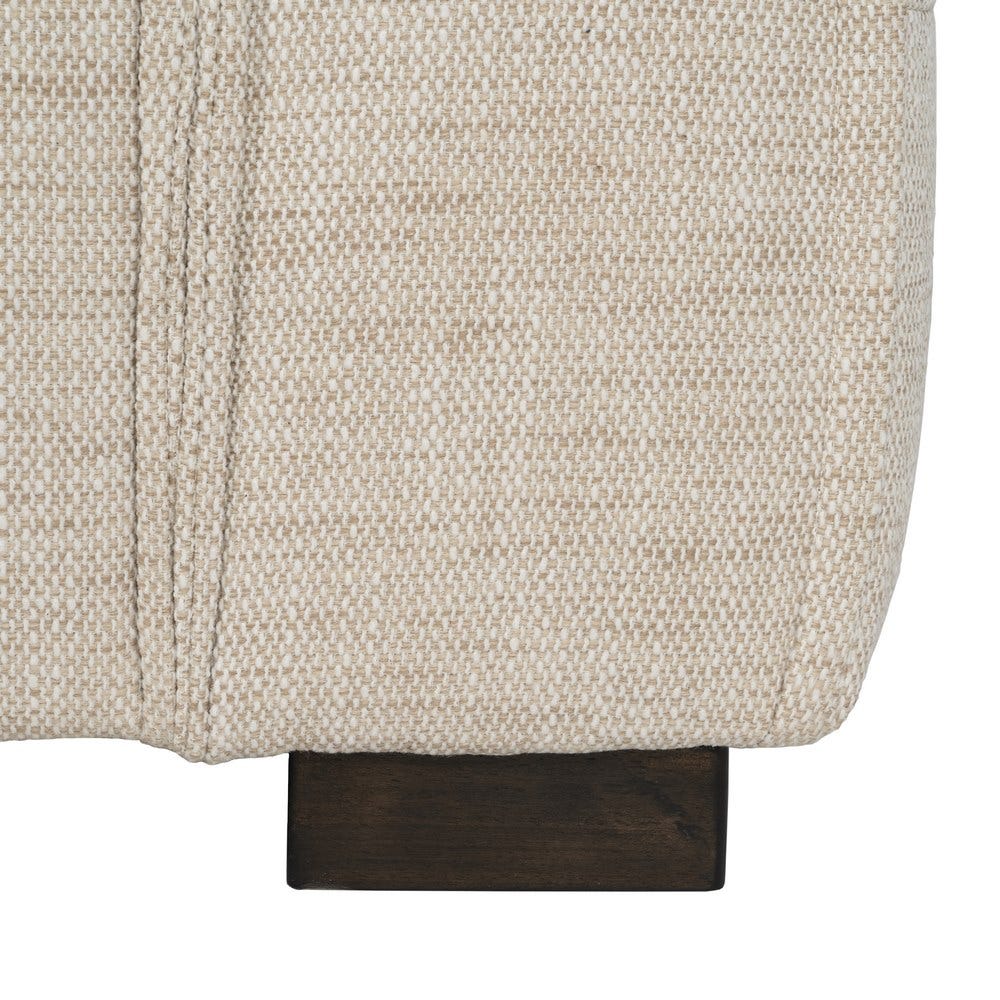 Sofá 3 plazas beige de tela modelo Sibaris para salón – 218 x 102 x 77 cm - Imagen 10