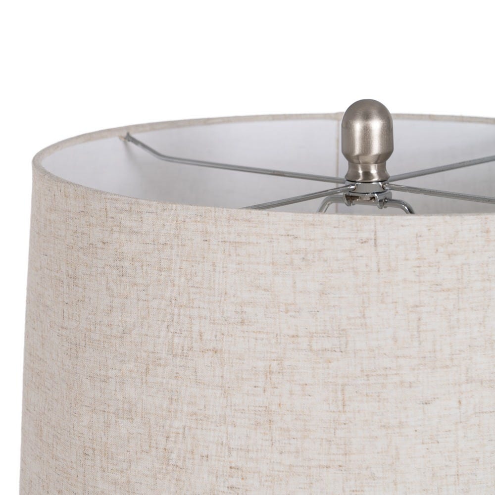 Lámpara Mesa Crema Metal-Cerámica 38 x 38 x 72 cm - Imagen 2