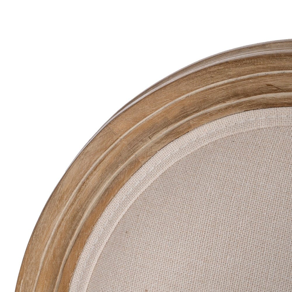 Pack de 2 Sillas Natural-Blanco Tejido-Madera Salón 44 x 46 x 95 cm - Imagen 7