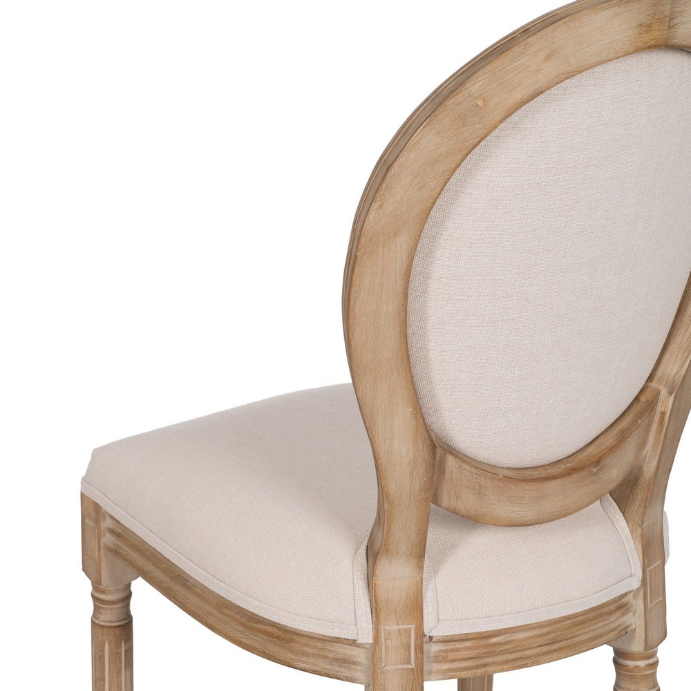 Pack de 2 Sillas Natural-Blanco Tejido-Madera Salón 44 x 46 x 95 cm - Imagen 10