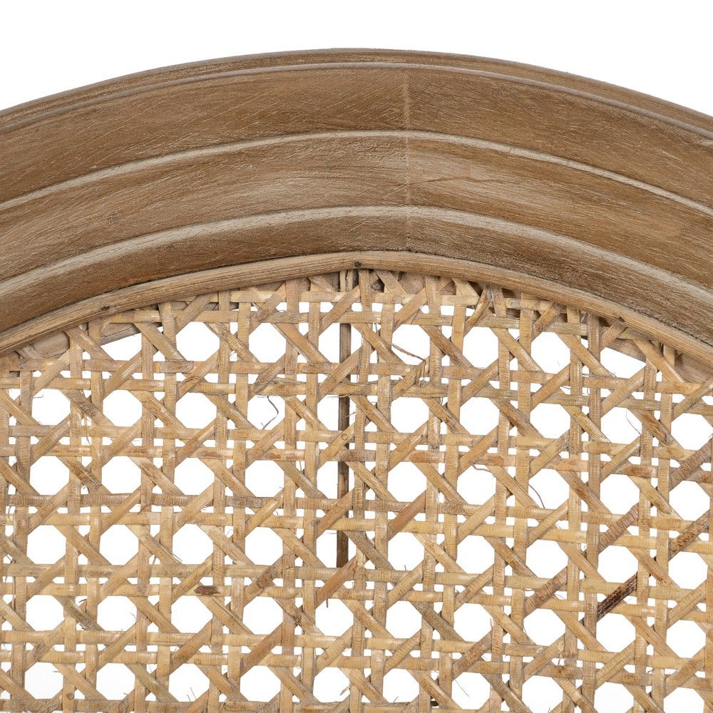 Pack de 2 Sillas Natural-Blanco Madera-Ratán Salón 44 x 46 x 95 cm - Imagen 11