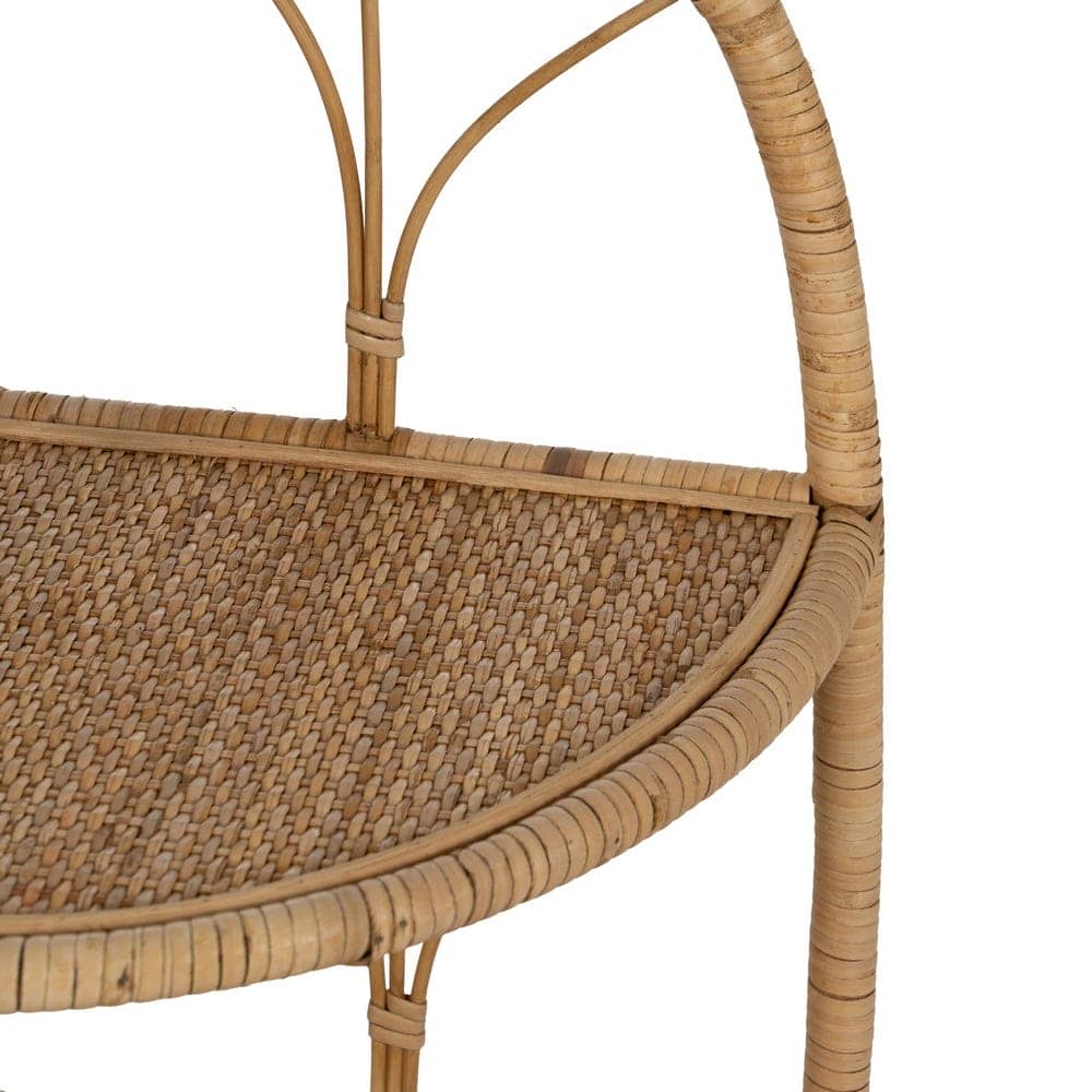Estantería Natural de Ratán de 90 cm - Diseño Elegante y Funcional para Decoración y Almacenamiento - Imagen 3