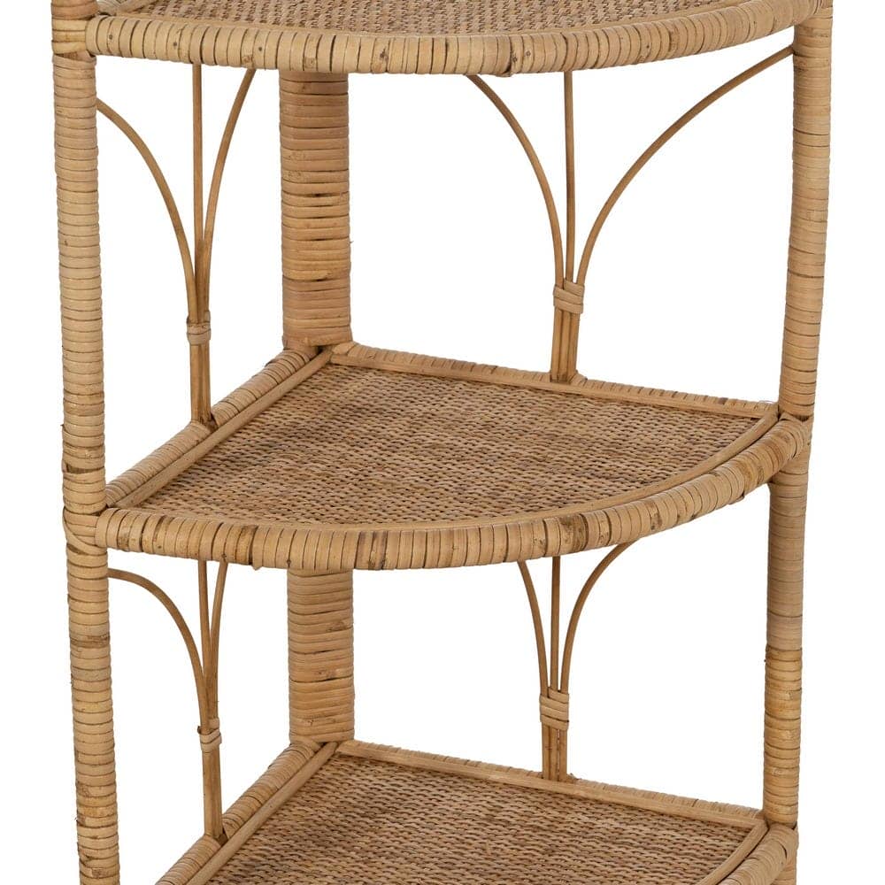 Estantería Natural de Ratán de 90 cm - Diseño Elegante y Funcional para Decoración y Almacenamiento - Imagen 4