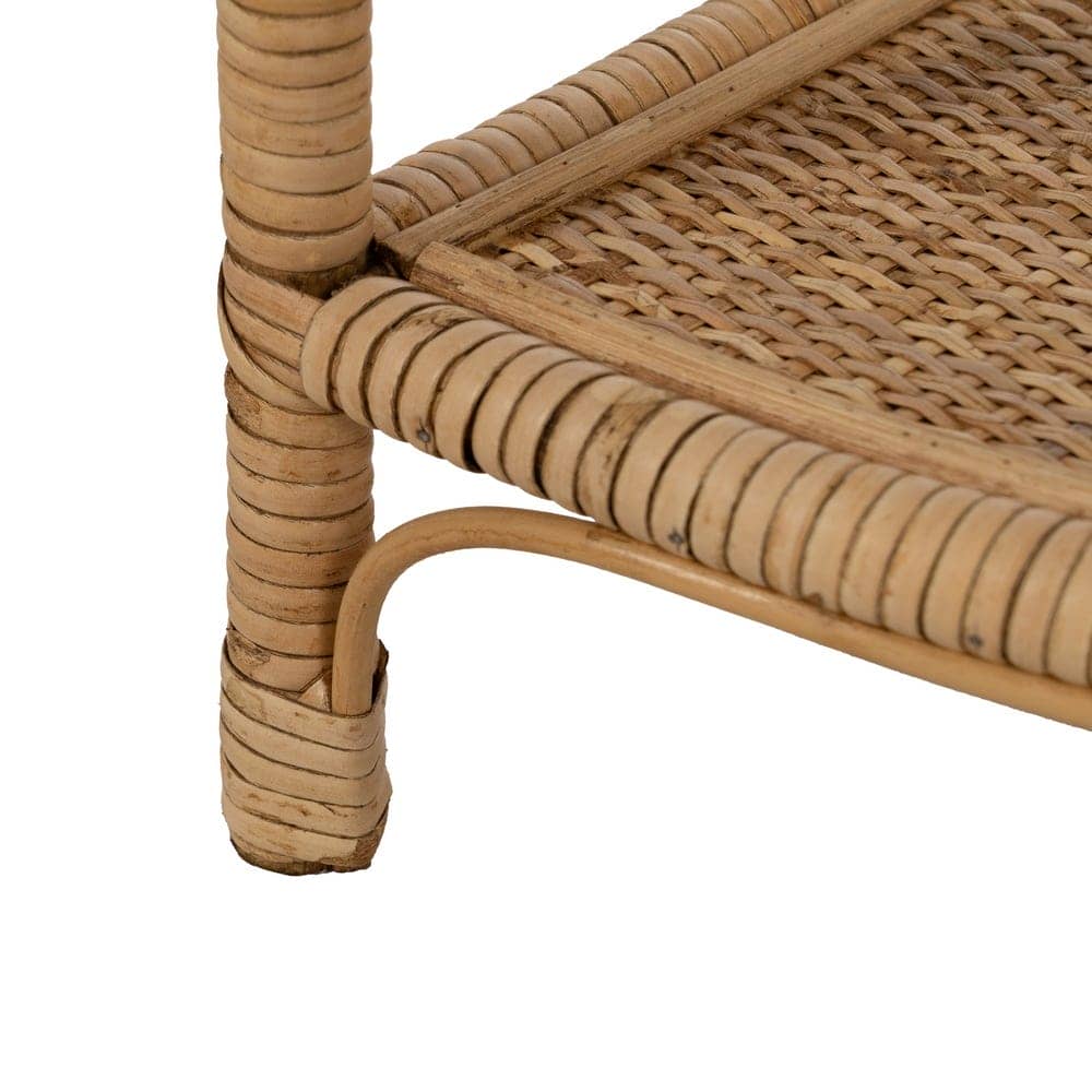 Estantería Natural de Ratán de 90 cm - Diseño Elegante y Funcional para Decoración y Almacenamiento - Imagen 6
