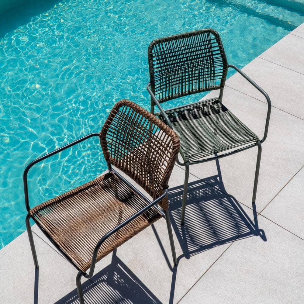 Silla Apilable Verde de Polietileno y Acero 53x63x78 cm - Imagen 12
