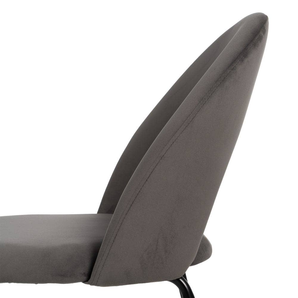 Silla Taupe de Poliéster y Metal, 49x60x81 cm, No Apilable - Imagen 7