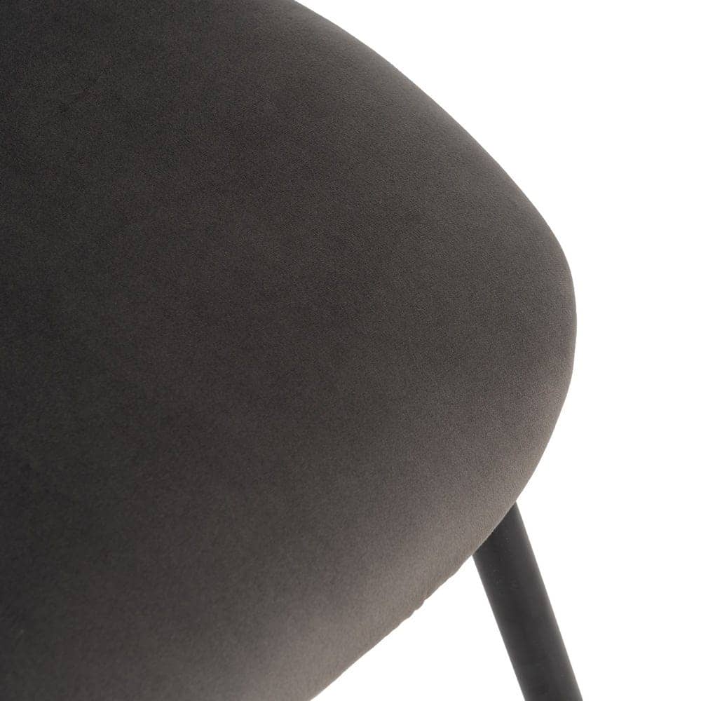 Silla Taupe de Poliéster y Metal, 49x60x81 cm, No Apilable - Imagen 8