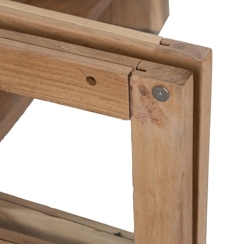 Mueble TV de Acacia con Cristal 180 cm - Elegante y Funcional para Salones Modernos - Imagen 7