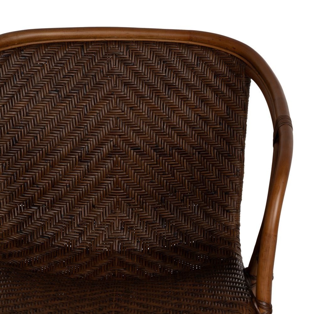 Sillón de ratán natural para salón o decoración – 57 x 59 x 84 cm - Imagen 4