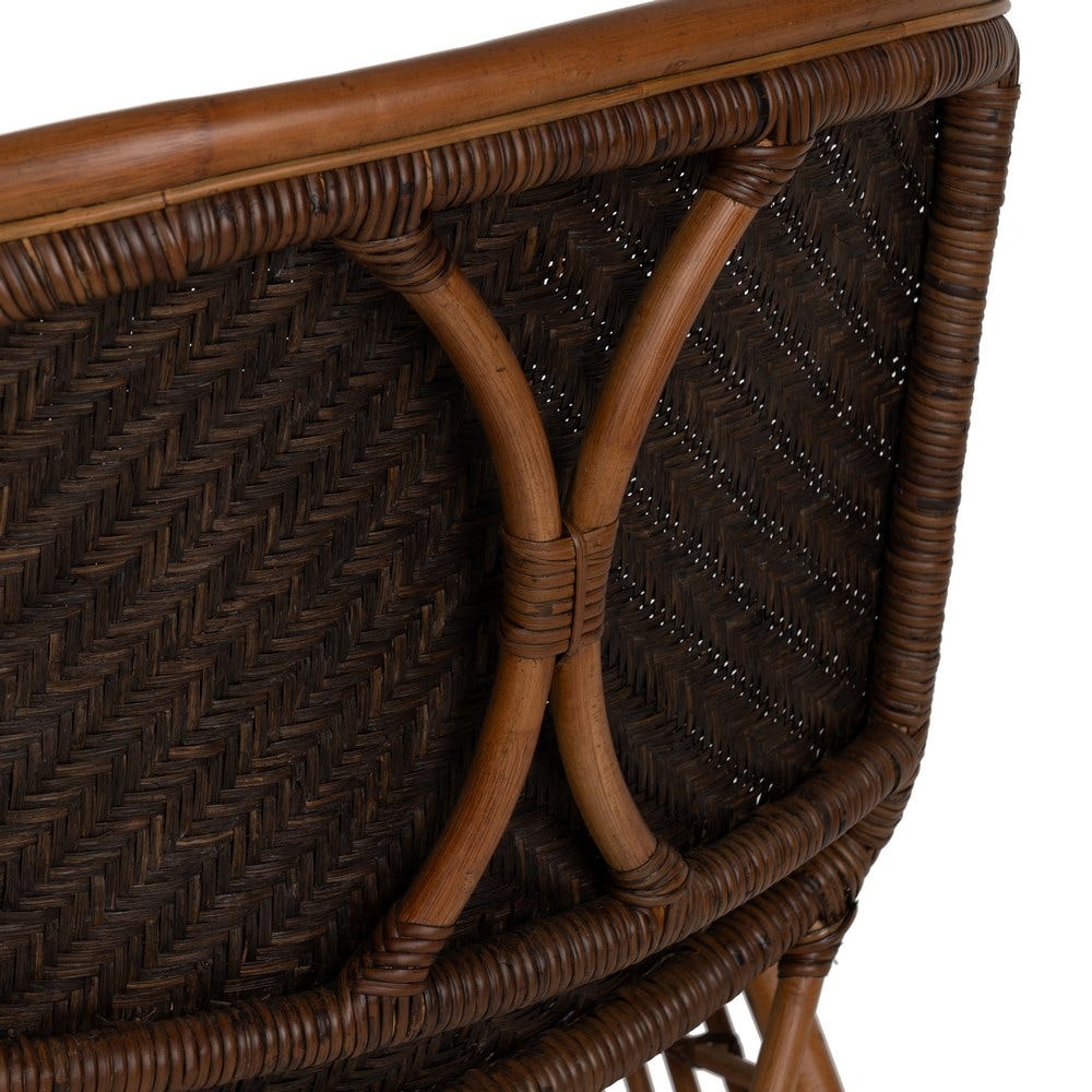 Sillón de ratán natural para salón o decoración – 57 x 59 x 84 cm - Imagen 11