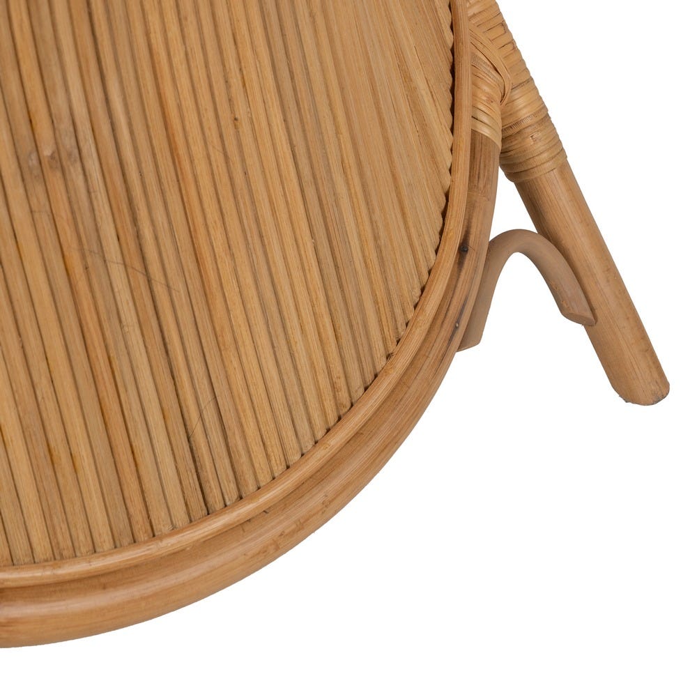Sillón de ratán natural para salón o decoración estilo boho – 65 x 63 x 78 cm - Imagen 10