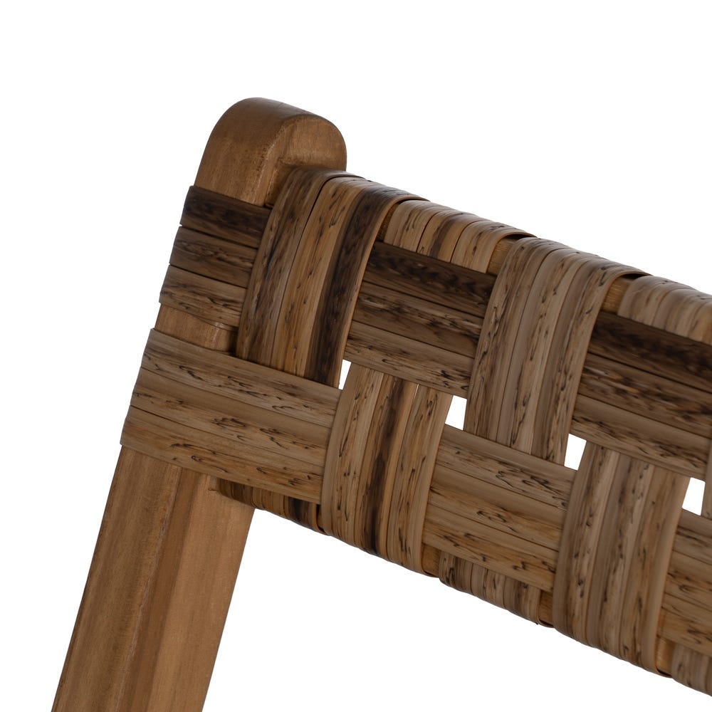 Silla plegable de madera natural estilo contract – 51 x 60 x 80,5 cm - Imagen 7