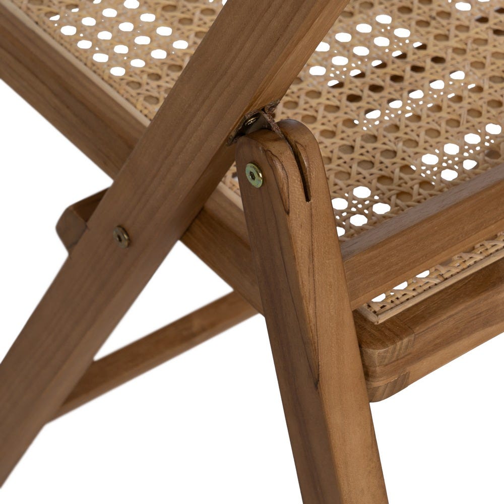 Silla plegable de madera natural para cocina o eventos contract – 49 x 59 x 87 cm - Imagen 10