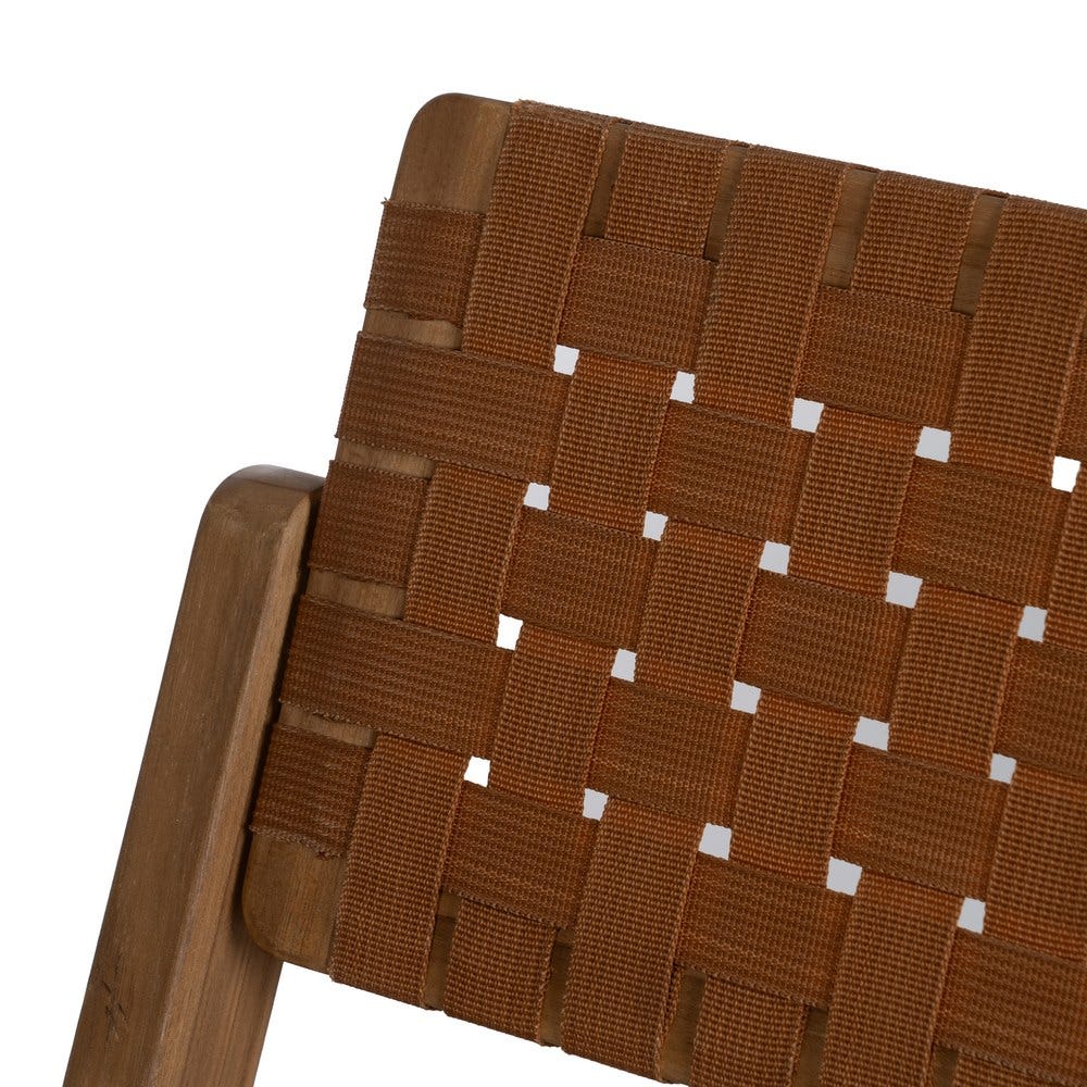 Silla plegable de madera natural en acabado negro estilo contract – 49 x 58 x 87,5 cm - Imagen 7