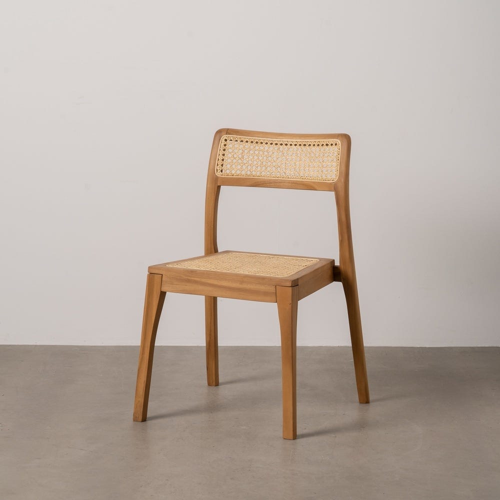 Silla de madera natural estilo Contract – 55 x 53 x 79,5 cm - Imagen 11