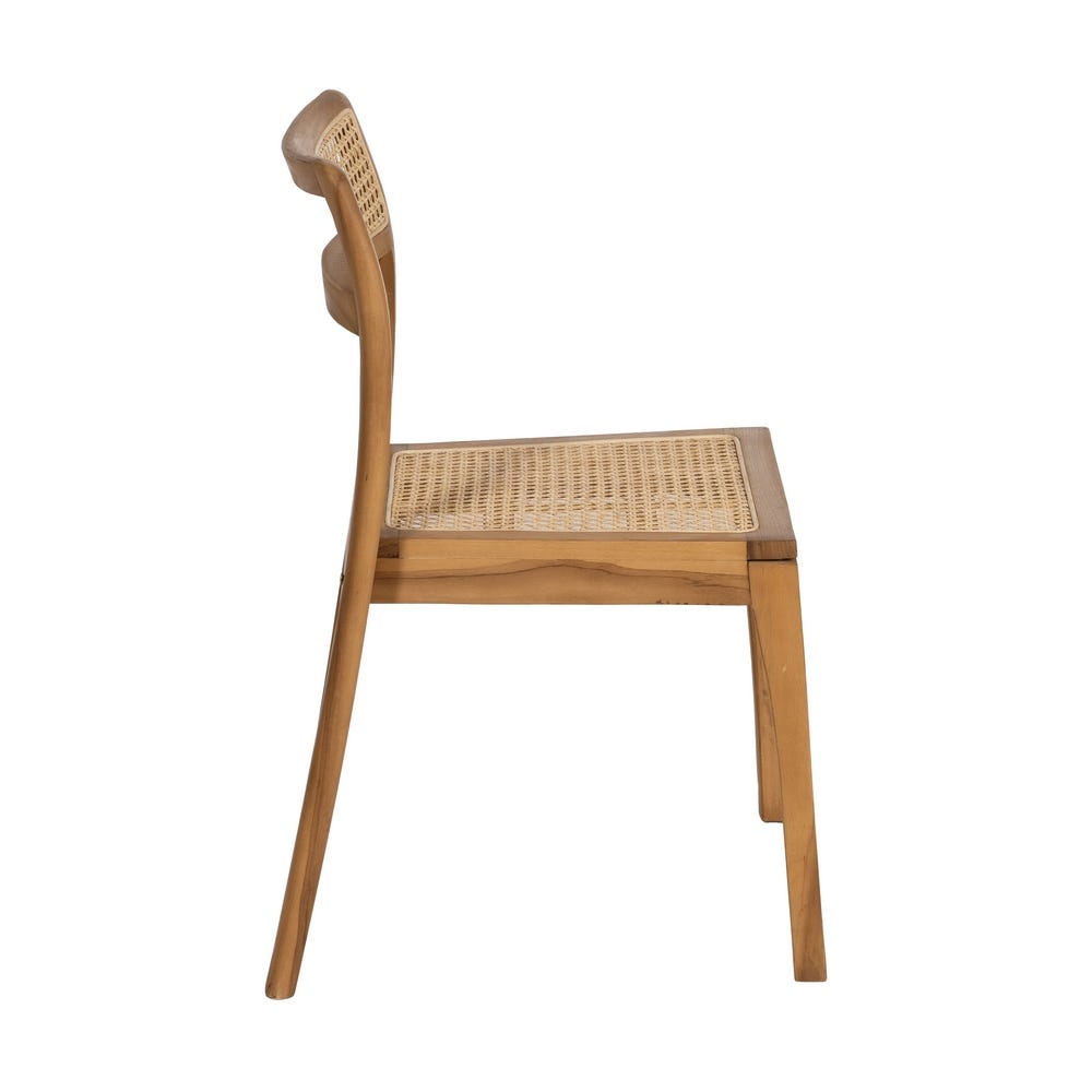 Silla de madera natural estilo Contract – 55 x 53 x 79,5 cm - Imagen 2
