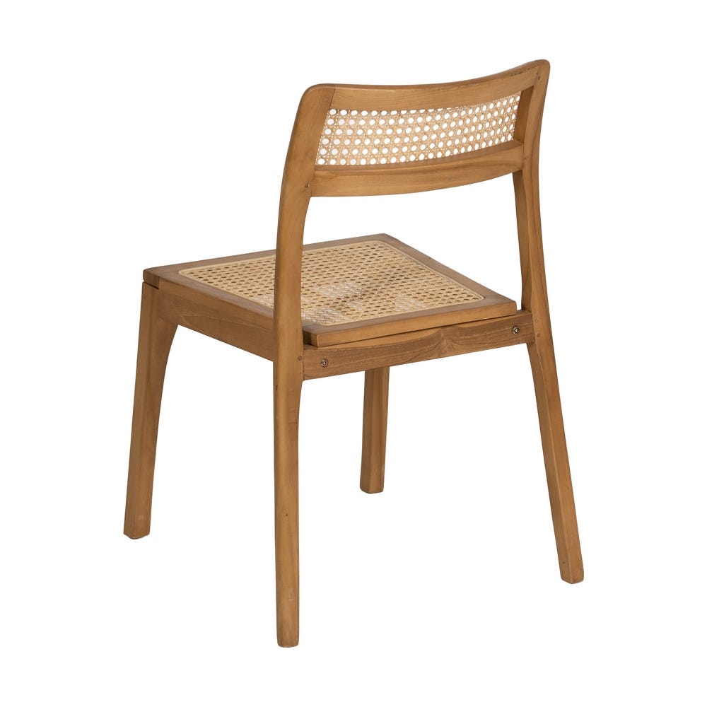 Silla de madera natural estilo Contract – 55 x 53 x 79,5 cm - Imagen 3