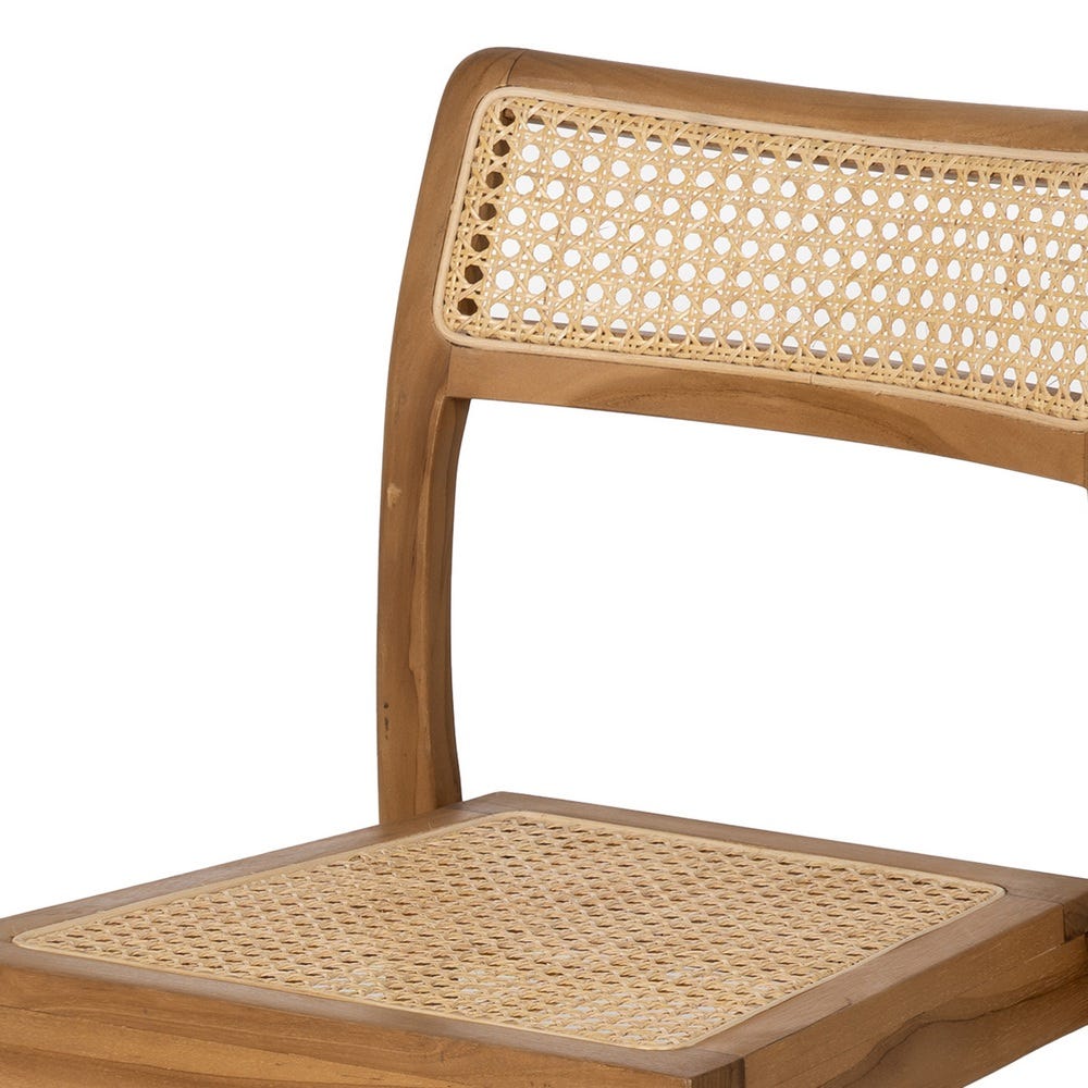Silla de madera natural estilo Contract – 55 x 53 x 79,5 cm - Imagen 5